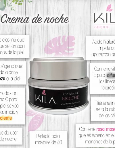 Ficha técnica crema de noche